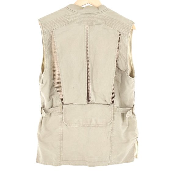 VTG Banana Republic Safari Utility 80s Vest Size S - Picture 5 of 12